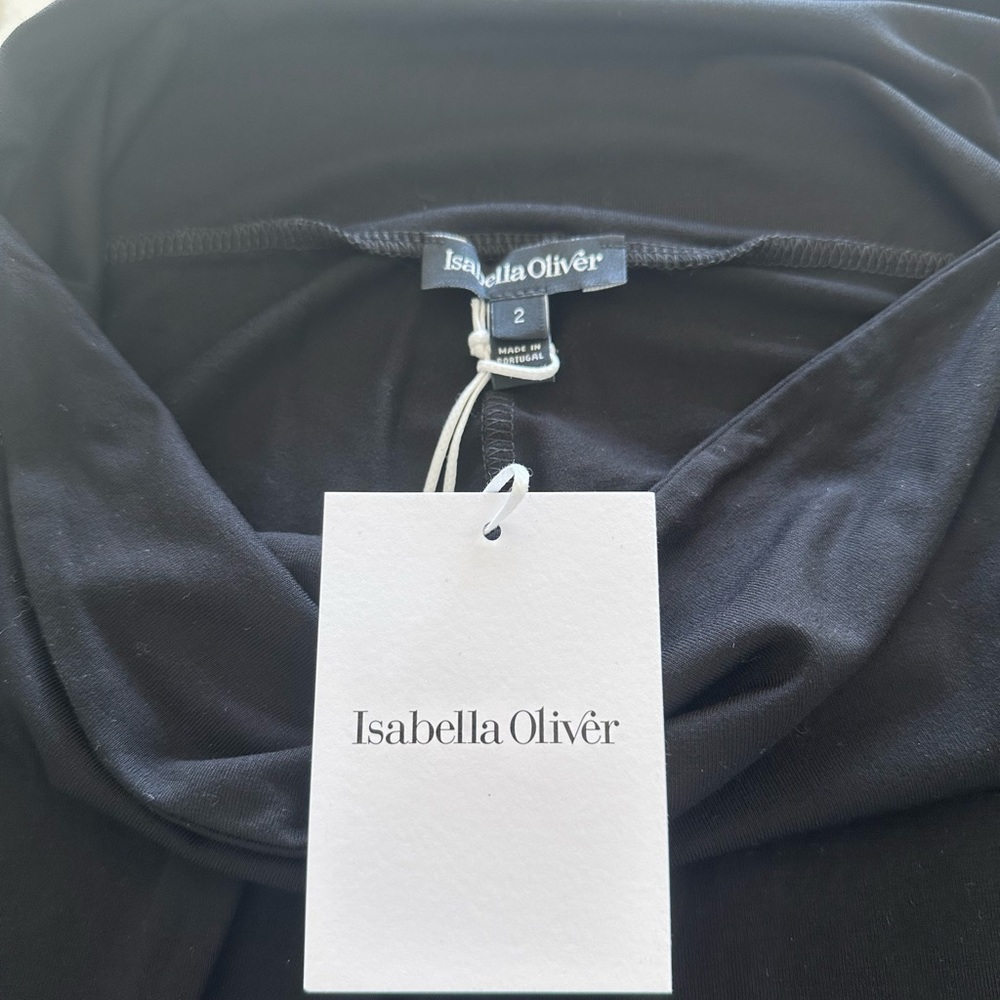NWT Isabella Oliver Maternity Leggings BLK Sz 2